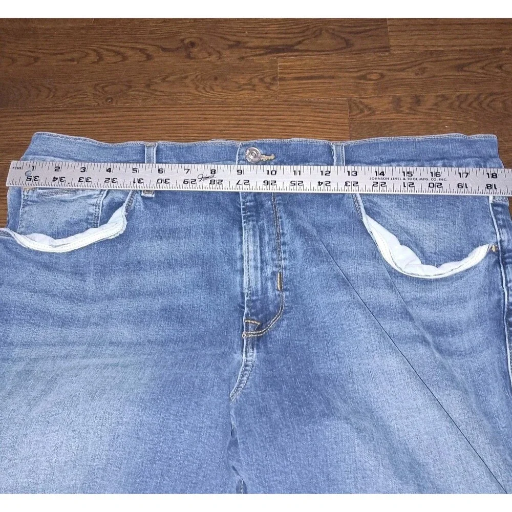 Hudson Zane Jean Shorts Mens 38x10 Stretch Cotton Blend Denim Cutoff Distressed